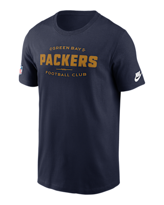 売れ筋商品|||ナイキ Tシャツ トップス レディース Men's Gold Green Bay Packers Horizontal Lockup Legend T-shirt Gold Men's Green Bay Packers Nike Gold Logo Essential Legend